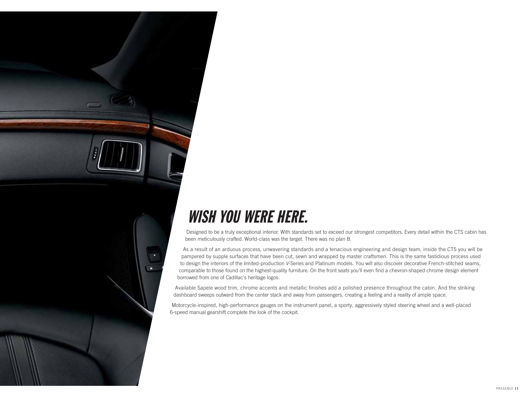2009 Cadillac CTS Brochure Page 3